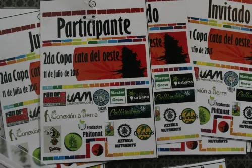 Credenciales de participante, invitado y jurado con los logos de las marcas que acompañaron, Copa Cata del Oeste 2015